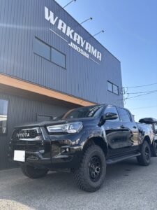 ハイラックス GUN125 リフトアップ完成 若山自動車 山陽小野田市