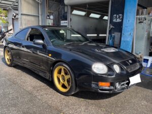 セリカ GT-FOUR 入庫時 ブラック 山陽小野田市