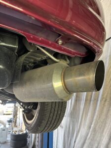 セリカ マフラー 研磨前 くすみ