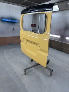 スペーシアギア バックドア ツートン塗装 塗装ブース 山陽小野田市