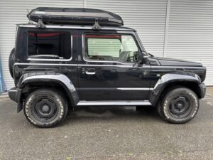 山陽小野田でジムニーリフトアップ　施工前