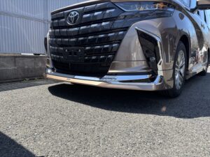 アルファード40系 モデリスタ フロントスポイラー 取付完了