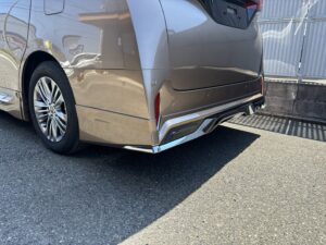 アルファード40系 モデリスタ リアスカート 取付完了 プレシャスレオブロンド