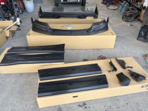 アルファード40系 モデリスタエアロパーツ 素地状態 山陽小野田市 若山自動車