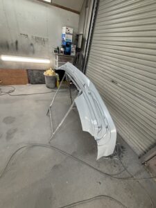 モデリスタ フロントスポイラー サフェーサー塗布後