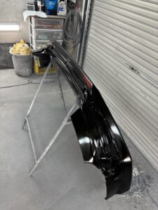 モデリスタ フロントスポイラー ブラック塗装完了