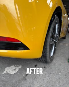 プリウス バンパー修理 完成 AFTER｜山陽小野田市 若山自動車