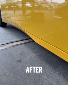 プリウス サイドステップ・カラードフェンダー交換 完成 AFTER｜山陽小野田市