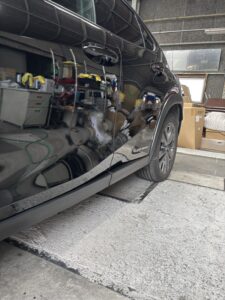 レクサスUX 板金塗装 ビフォーアフター 完成 山陽小野田市