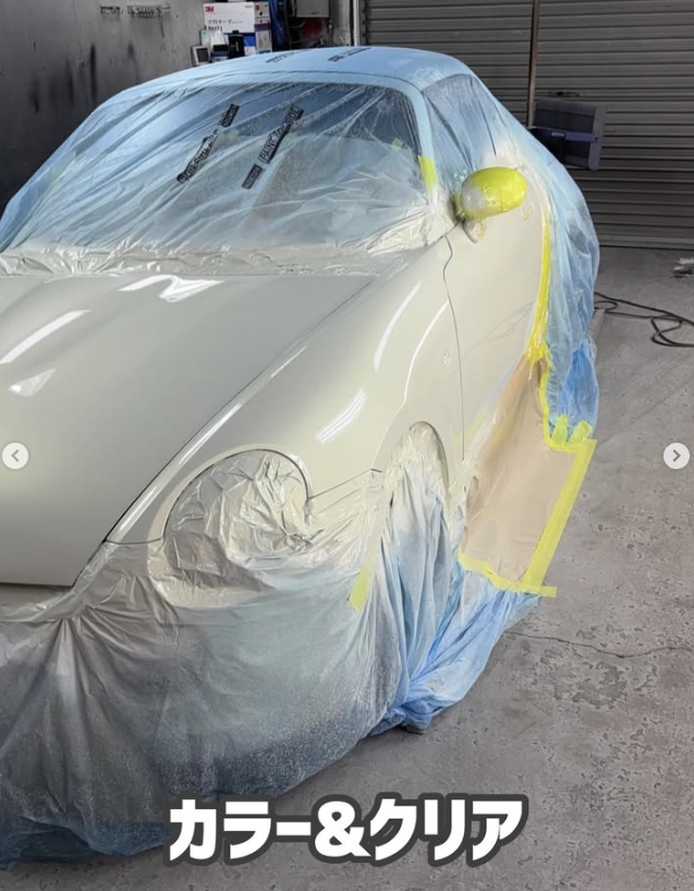 コペン カラー クリア 塗装 板金塗装 山陽小野田市